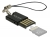 91648 Delock USB 2.0 Card Reader for Micro SD memory cards small