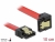 83971 Delock SATA 6 Gb/s Cable straight to upwards angled 10 cm red small
