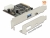 89417 Delock Scheda PCI Express > 1 x USB Type-C™ femmina esterno + 1 x Tipo-A femmina SuperSpeed USB 10 Gbps (USB 3.1 Gen 2) small