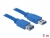 82541 Delock Przewód przedłużający z wtykiem męskim USB 3.0 Typ-A > wtyk żeński USB 3.0 Typ-A, o długości 5 m, niebieski small