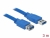 82540 Delock Przewód przedłużający z wtykiem męskim USB 3.0 Typ-A > wtyk żeński USB 3.0 Typ-A, o długości 3 m, niebieski small
