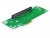 41836 Delock Riser Karte PCI Express x4 > x16 gewinkelt 90° links gerichtet small