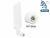 12431 Delock LTE Antenna Dual Band WLAN ac/a/b/g/n RP-SMA plug 1 - 4 dBi omnidirectional rotatable with tilt joint white small