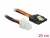 85519 Delock Cable P4 male > SATA 15 pin receptacle 20 cm small