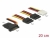 60171 Delock Kabel zasilania SATA 15 pin męski > 3 x SATA żeński+ 1 x Molex 4 pin żeński 20 cm (PCB) small