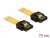82481 Delock SATA 3 Gb/s kabel 70 cm gul small
