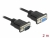 86579 Delock Serial Cable RS-232 D-Sub9 male to female with narrow plug housing 2 m small