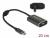 62990 Delock Prilagodnik USB Type-C™ muški > mini DisplayPort ženski (DP Alt modus) 4K 60 Hz s PD funkcijom small