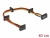 60141 Delock Cable de alimentación SATA macho de 15 contactos > 4 SATA hembra de 15 contactos y 40 cm multicolor small
