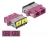 86896 Delock Optical Fiber Coupler with laser protection flip SC Duplex female to SC Duplex female Multi-mode violet small