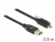 84025 Delock Καλώδιο SuperSpeed USB 10 Gbps (USB 3.2 Gen 2) Τύπου-A αρσενικό προς αρσενικό μαύρο USB Type-C™ με βίδα στο πάνω μέρος 0,5 m small