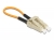 86925 Delock Adaptador de loopback de fibra óptica LC / OM1 multimodo beige small