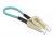 86931 Delock Adaptador de loopback de fibra óptica LC / OM3 multimodo beige small