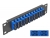 66771 Delock 10″ fiberoptisk patchpanel 12 portar SC-duplex blå 1U svart small