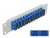66791 Delock 10″ patch panel pro optická vlákna, 12 portů, SC Duplex, modrý, 1U, šedá small