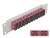 66795 Delock 10″ fiberoptisk patchpanel 12 portar SC-duplex violett 1U grå small