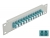 66789 Delock 10″ fiberoptisk patchpanel 12 portar LC-duplex aqua 1U grå small