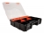 18416 Delock Třídicí krabice s 21 přihrádkami, rozměr 290 x 220 x 60 mm, oranžová / černá small