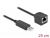 64162 Delock Serial Connection Cable with FTDI chipset, USB 2.0 Type-A male to RS-232 RJ45 female 25 cm black small