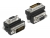 65172 Delock Adapter VGA female to DVI 24+5 pin male 90° right angled small