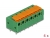 66276 Delock Terminal block with push button for PCB 6 pin 5.08 mm pitch horizontal 4 pieces small