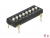 66307 Delock DIP switch Tri-State 8-digit 2.54 mm pitch THT vertical black 5 pieces small