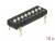 66308 Delock DIP switch Tri-State 8-digit 2.54 mm pitch THT vertical black 10 pieces small