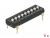 66310 Delock Přepínač DIP, třístavový, 9-číslicový, s rozestupem 2,54 mm, THT, vertikální, černý, 5 ks small