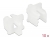 64018 Delock Dust Cover for RJ11 jack with grip 10 pieces white small