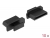 64027 Delock Κάλυμμα σκόνης για θηλυκό HDMI mini-C με λαβή 10 μαύρων τμημάτων small