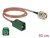 89681 Delock Antenna Cable FAKRA E jack > BNC plug RG-316 50 cm small