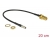 89912 Delock Antenna Cable SMA jack bulkhead > TS-9 plug RG-174 20 cm black small