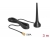 88690 Delock GSM UMTS Sixband Antenna SMA 0 dBi omnidirectional with magnetic base fixed black small