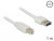 83686 Delock Cablu cu conector tată EASY-USB 2.0 Tip-A > conector tată USB 2.0 Tip-B, de 1 m, albă small