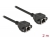 87010 Delock Network Extension Cable S/FTP RJ45 jack to RJ45 jack Cat.6A 2 m black small