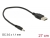 83793 Delock Cable USB Type-A Plug Power > DC 3.0 x 1.1 mm male 27 cm small