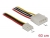 83822 Delock Power Cable 4 pin male > 4 pin floppy female 60 cm small