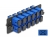 66925 Delock Panel Adaptador de Fibra Óptica SC Simplex UPC 12 puertos azul small