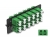 66931 Delock Panel Adaptador de Fibra Óptica LC Duplex APC 12 puertos verde small