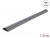 20732 Delock Canaleta de cableado de PVC flexible 50 x 13 mm - longitud 1,5 m gris small