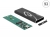 42573 Delock Zewnętrzna obudowa M.2 SSD 60 mm > SuperSpeed USB 10 Gbps (USB 3.1 Gen 2) USB Type-C™ z wtykiem żeńskim small