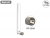 88460 Delock Antenne WLAN 802.11 ac/a/b/g/n RP-SMA mâle 2 - 5 dBi omnidirectionnelle avec jonction inclinable blanche small