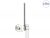 90417 Delock 5G 3.3 - 3.8 GHz Antenna N jack 8 dBi 50 cm omnidirectional fixed outdoor grey small