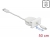 81331 Delock USB 2.0 cable modular retráctil Easy 45 USB Tipo-A a 8 pines Lightning hembra blanca small