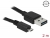 83367 Delock Kábel, EASY-USB 2.0-s A-típusú csatlakozódugó > USB 2.0-s Micro-B típusú csatlakozódugó, 2 m, fekete small