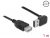 83547 Delock Prodlužovací kabel EASY-USB 2.0 Typ-A samec pravoúhlý nahoru / dolů > USB 2.0 Typ-A samice černá 1 m small