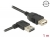 83551 Delock Verlängerungskabel EASY-USB 2.0 Typ-A Stecker gewinkelt links / rechts > USB 2.0 Typ-A Buchse 1 m small