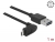 83848 Delock Kabel EASY-USB 2.0 Typ-A hane > EASY-USB 2.0 Typ Micro-B hane vinklad upp / ner 1 m svart small