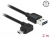 83853 Delock Kabel EASY-USB 2.0 Typ-A Stecker > EASY-USB 2.0 Typ Micro-B Stecker gewinkelt links / rechts 2 m schwarz small