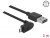 83857 Delock Kabel EASY-USB 2.0 Typ-A hane > EASY-USB 2.0 Typ Micro-B hane vinklad upp / ner 3 m svart small